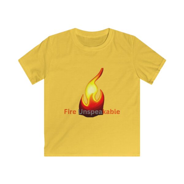 Kids Fire Unspeakable Tee - Image 7