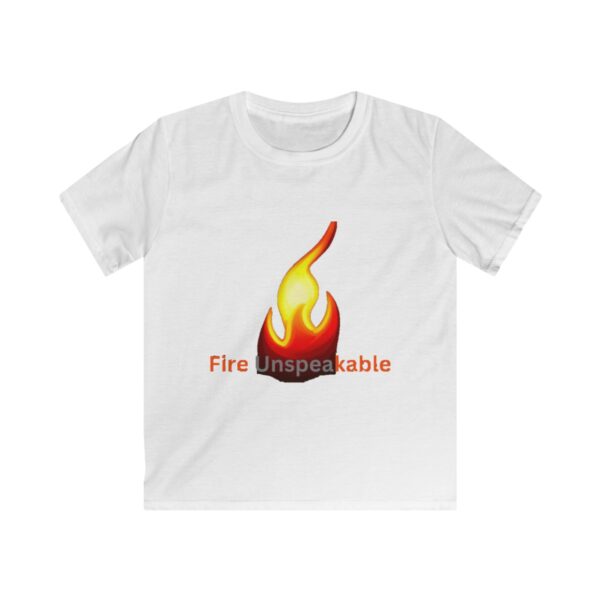 Kids Fire Unspeakable Tee - Image 3