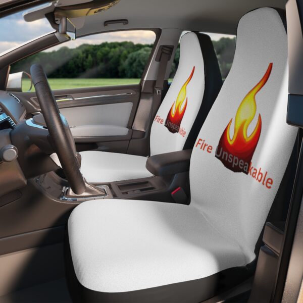 Fire Unspeakable Car Seat Covers